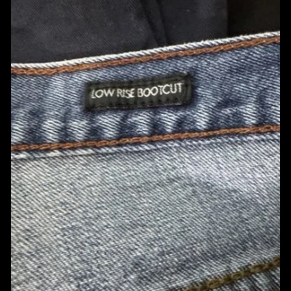 Calvin Klein Blue Bootcut Jeans with Vintage Wash 184 - Picture 6 of 8